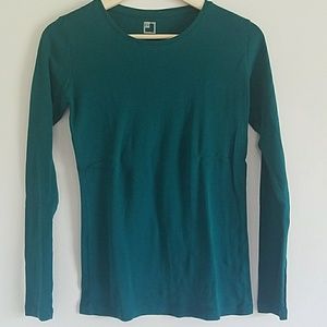 Teal long sleeve shirt